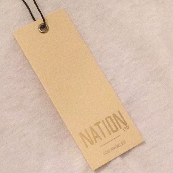 NWT Nation LTD Isadora Tee In White - Picture 13 of 13